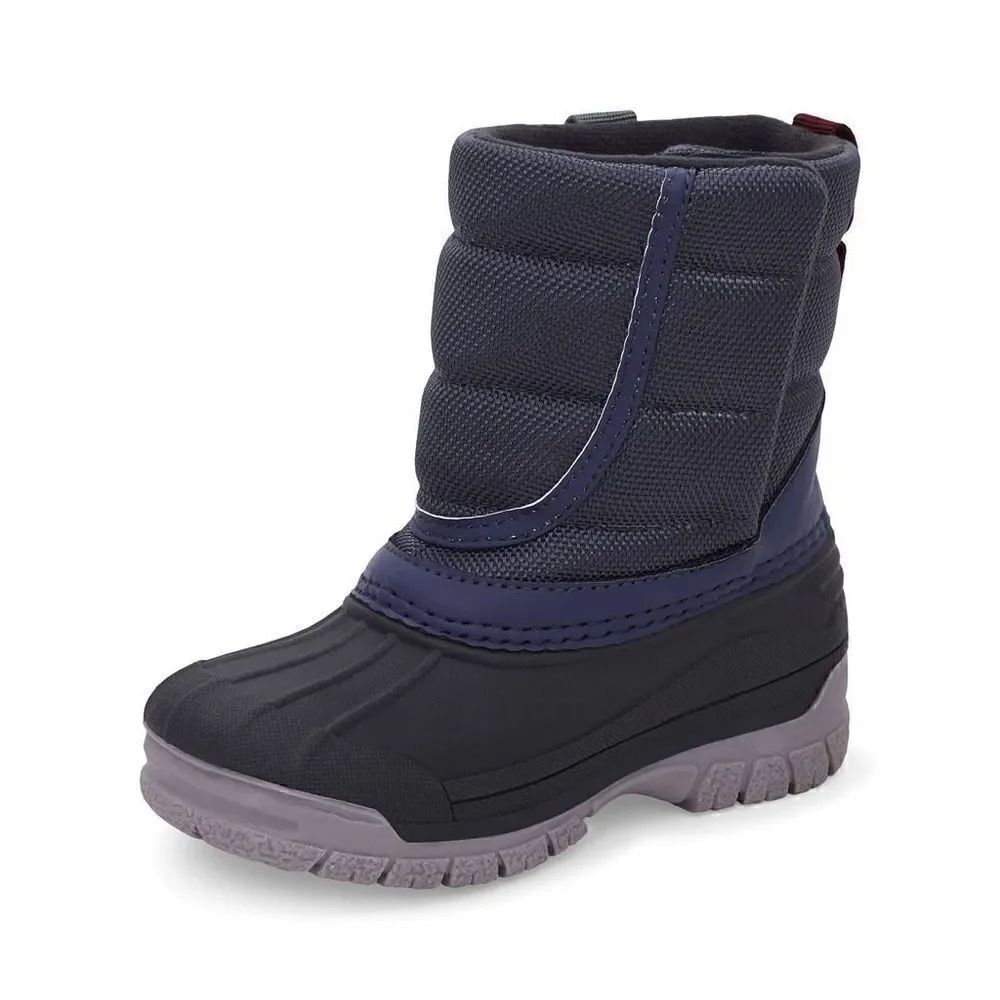 NWT OshKosh B’gosh Boys Splash Snow Boots Sz 8 Blue Black